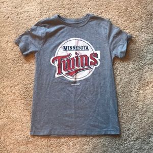 MN Twins T shirt - grey boys (M)